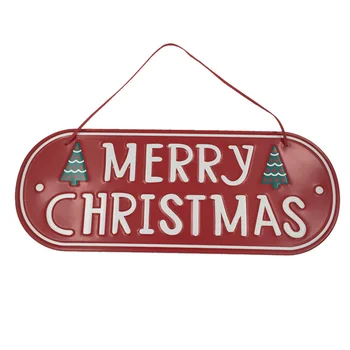 Рождественские Железные дверные таблички, Новогодние Рождественские двери, настенные рождественские украшения для дома, офиса, ресторана, Рождественские украшения