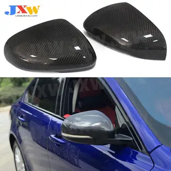 Сменные крышки зеркал заднего вида из углеродного волокна для Jaguar XE 2015-2018 XF 2011 - 2018 XJ 2010 - 2018 XK 2009 -2013