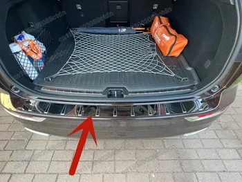 Стайлинг автомобиля для Volvo XC60 2018 2019 2020 2021, Протектор заднего бампера, Порог, Задняя защита багажника, Накладка протектора