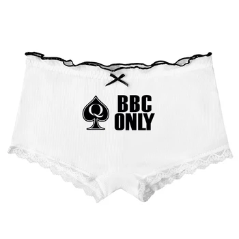 Только BBC Пиковая дама, женское хлопковое нижнее белье-боксер, женские дышащие защитные трусики, сексуальные спортивные женские хипстерские шорты