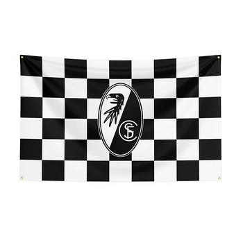 Флаг Фрайбурга 3x5, Спортивный баннер с принтом из полиэстера для гонок для декора -Декор флага, баннер для украшения флага, Баннер с флагом