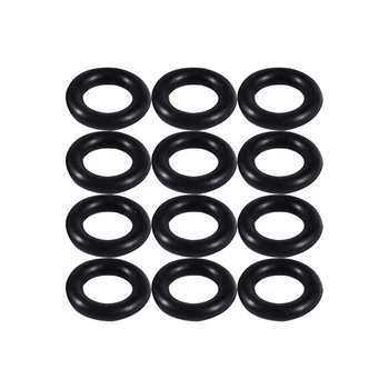 Черные Резиновые уплотнения 9 мм X 2,0 Мм Сальниковые Уплотнительные Кольца 72 шт.