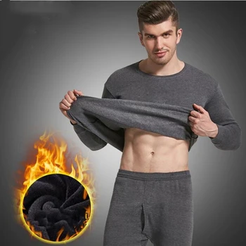 Сохраняющее тепло мужское нижнее белье, выдерживающее температуру -50 ° C, термобелье, кальсоны для мужчин, зимние комплекты термобелья, майки